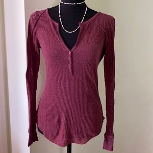 Burgundy long sleeve